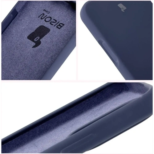 Silikonowe etui Bizon Soft Case do Honor 400 Lite 5G ciemnoniebieskie