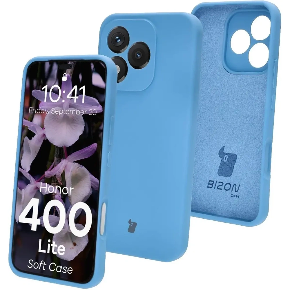 Hurtownia GSM - Silikonowe etui Bizon Soft Case do Honor 400 Lite 5G niebieskie - BIZ9538 - {ean13} - Hurt