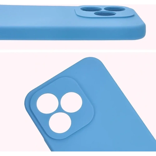 Silikonowe etui Bizon Soft Case do Honor 400 Lite 5G niebieskie