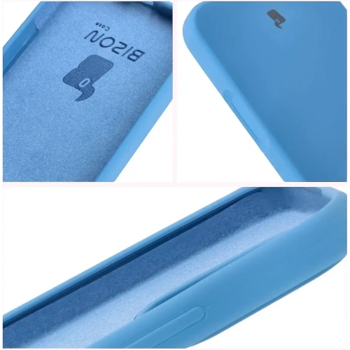 Silikonowe etui Bizon Soft Case do Honor 400 Lite 5G niebieskie