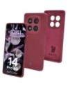 Husă Bizon Soft pentru Xiaomi Redmi Note 14 Pro 4G violet închis
