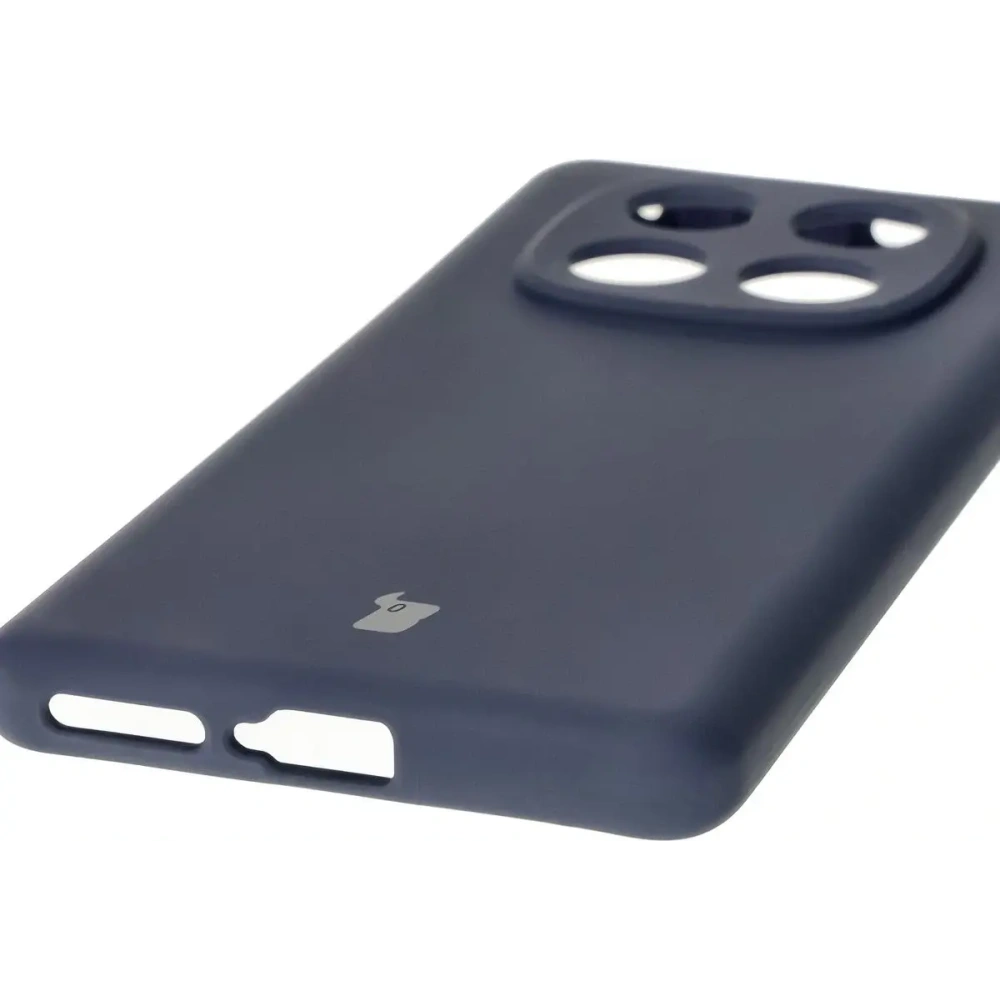 Hurtownia GSM - Husă Bizon Soft pentru Xiaomi Redmi Note 14 Pro 4G albastru închis - BIZ9540 - {ean13} - Hurt
