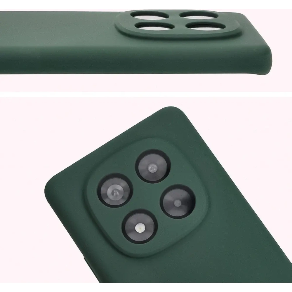 Hurtownia GSM - Husă Bizon Soft pentru Xiaomi Redmi Note 14 Pro 4G verde închis - BIZ9541 - {ean13} - Hurt