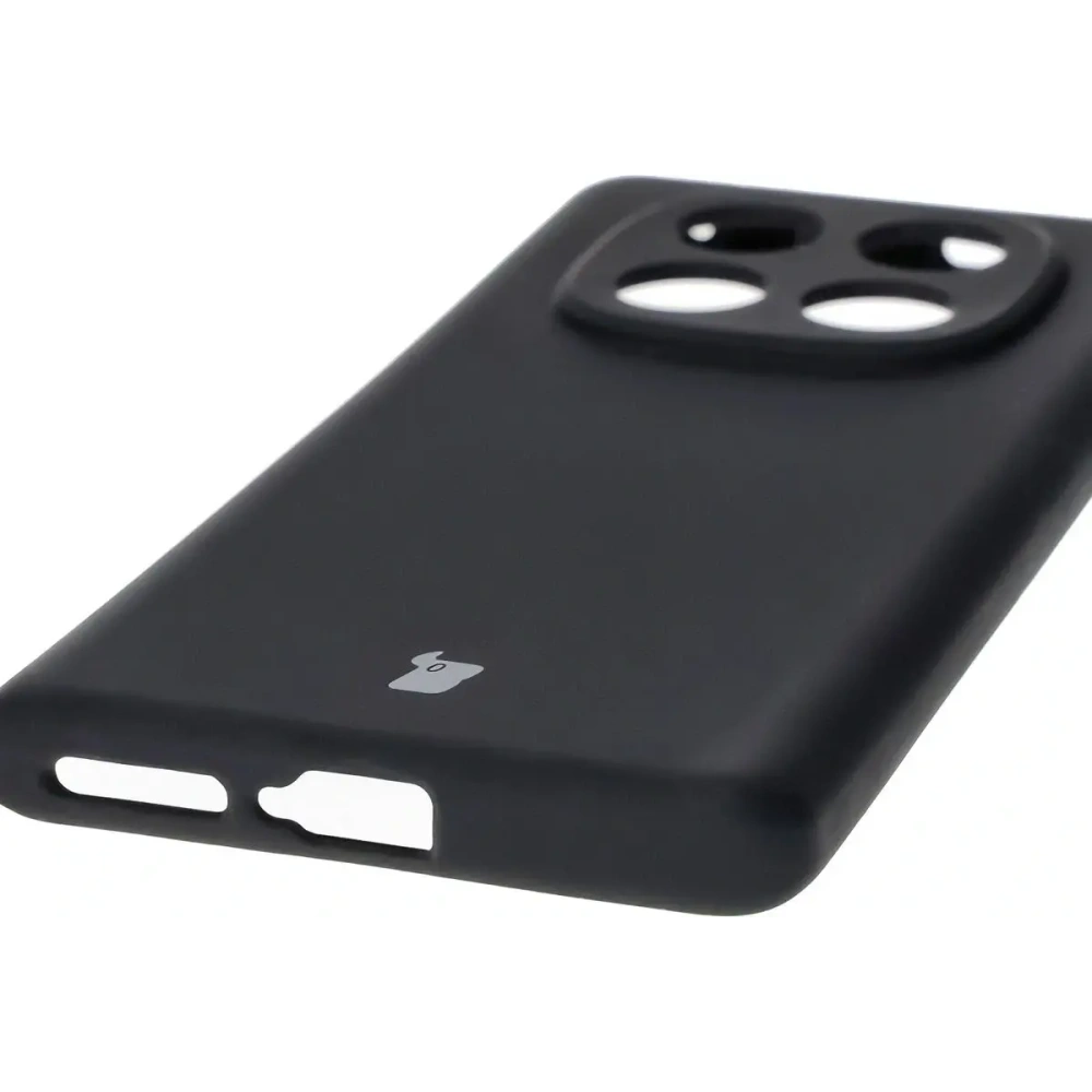 Hurtownia GSM - Husă Bizon Soft pentru Xiaomi Redmi Note 14 Pro 4G neagră - BIZ9542 - {ean13} - Hurt