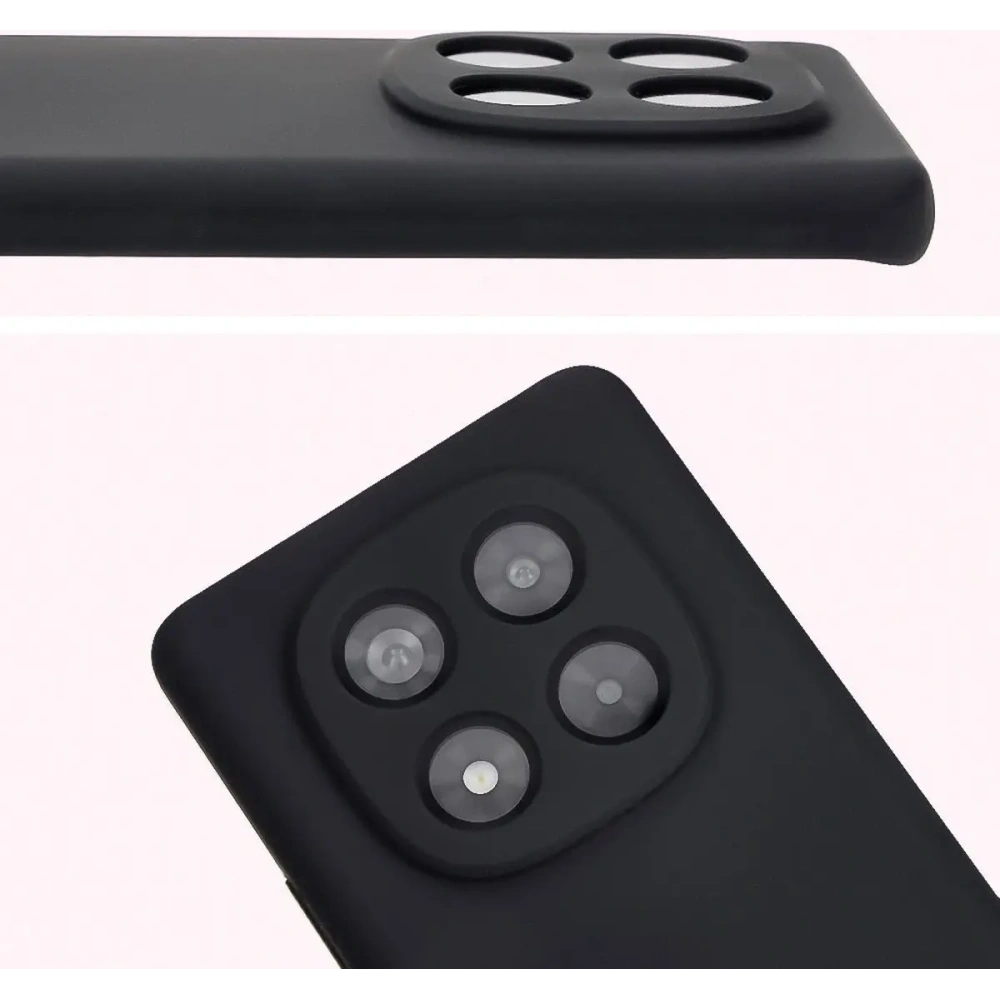 Hurtownia GSM - Husă Bizon Soft pentru Xiaomi Redmi Note 14 Pro 4G neagră - BIZ9542 - {ean13} - Hurt
