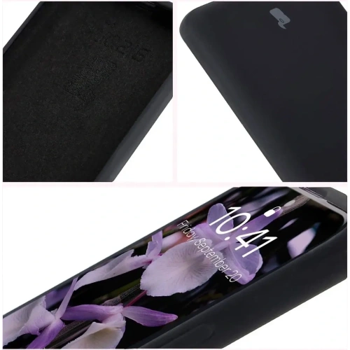 Silikonowe etui Bizon Soft Case do Xiaomi Redmi Note 14 Pro 4G czarne