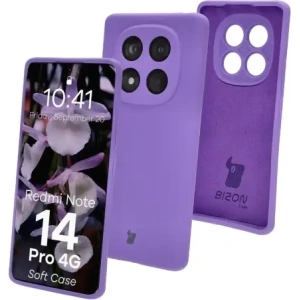 Hurtownia GSM - Husă Bizon Soft pentru Xiaomi Redmi Note 14 Pro 4G violetă - BIZ9543 - {ean13} - Hurt