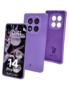 Husă Bizon Soft pentru Xiaomi Redmi Note 14 Pro 4G violetă