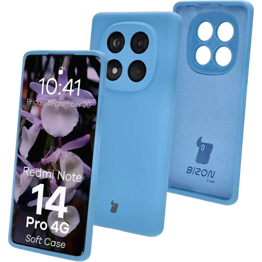 Hurtownia GSM - Bizon Soft Case Xiaomi Redmi Note 14 Pro 4G kék - BIZ9544 - {ean13} - Hurt