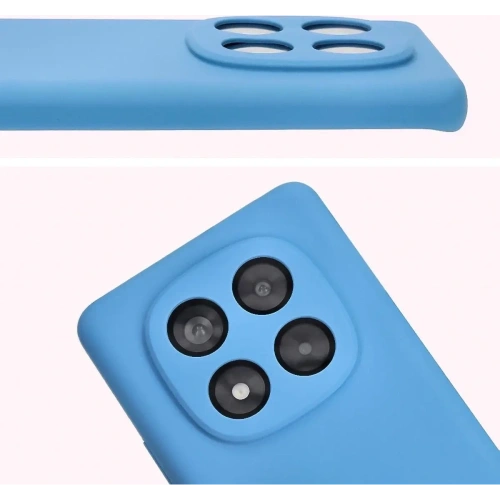 Silikonowe etui Bizon Soft Case do Xiaomi Redmi Note 14 Pro 4G niebieskie