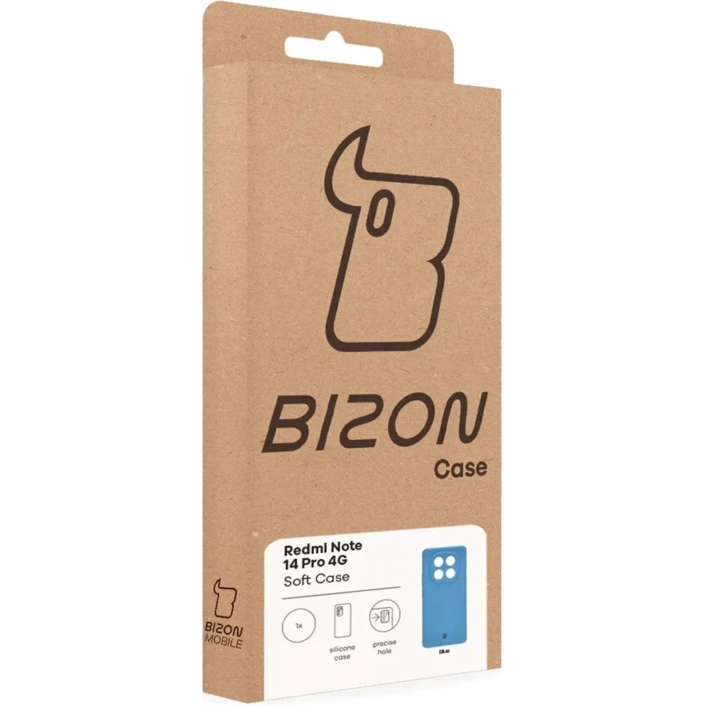 Hurtownia GSM - Bizon Soft Case Xiaomi Redmi Note 14 Pro 4G kék - BIZ9544 - {ean13} - Hurt