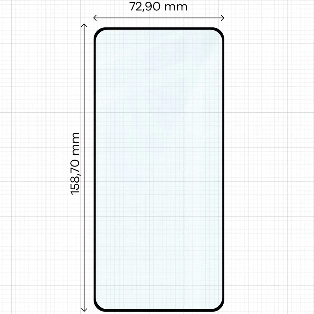 Hurtownia GSM - Bizon Glass Edge 2 Realme GT 7 / Realme GT 7T cadru negru - BIZ9545 - {ean13} - Hurt
