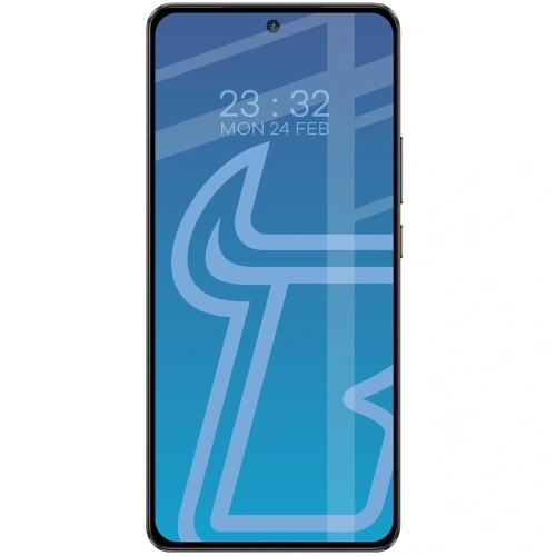 Szkło hartowane Bizon Glass Edge 2 do Realme GT 7 / Realme GT 7T czarna ramka