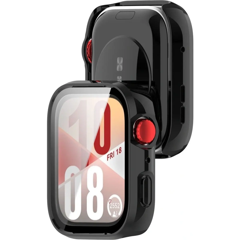 Hurtownia GSM - Bizon Case+Üveg Óra Huawei Watch Fit 4 fekete - BIZ9547 - {ean13} - Hurt