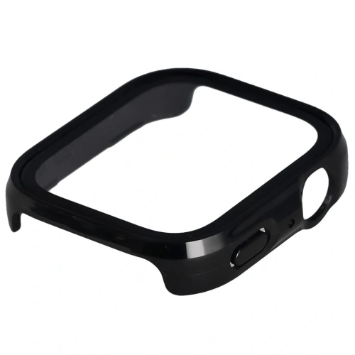 Etui ze szkłem do zegarka Bizon Case+Glass Watch do Huawei Watch Fit 4 czarne