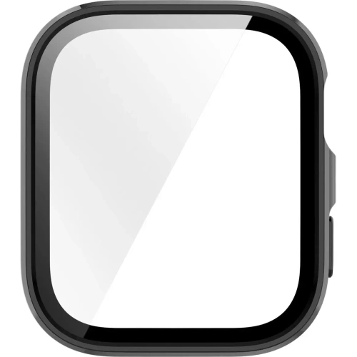 Etui ze szkłem do zegarka Bizon Case+Glass Watch do Huawei Watch Fit 4 czarne