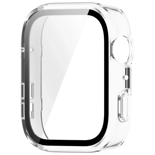 Etui ze szkłem do zegarka Bizon Case+Glass Watch do Huawei Watch Fit 4 przezroczyste