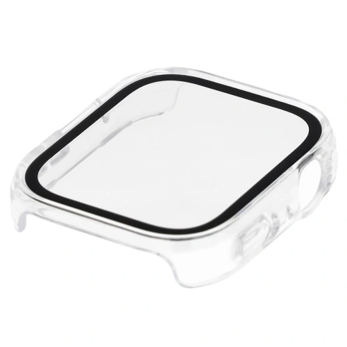 Etui ze szkłem do zegarka Bizon Case+Glass Watch do Huawei Watch Fit 4 przezroczyste