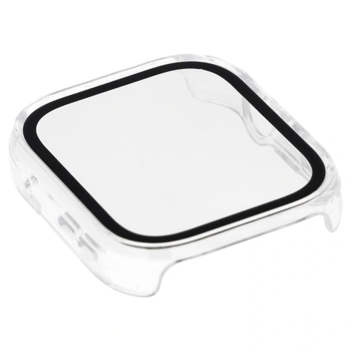 Etui ze szkłem do zegarka Bizon Case+Glass Watch do Huawei Watch Fit 4 przezroczyste