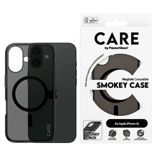 Etui CARE by PanzerGlass Flagship Case MagSafe do Apple iPhone 16 dymny