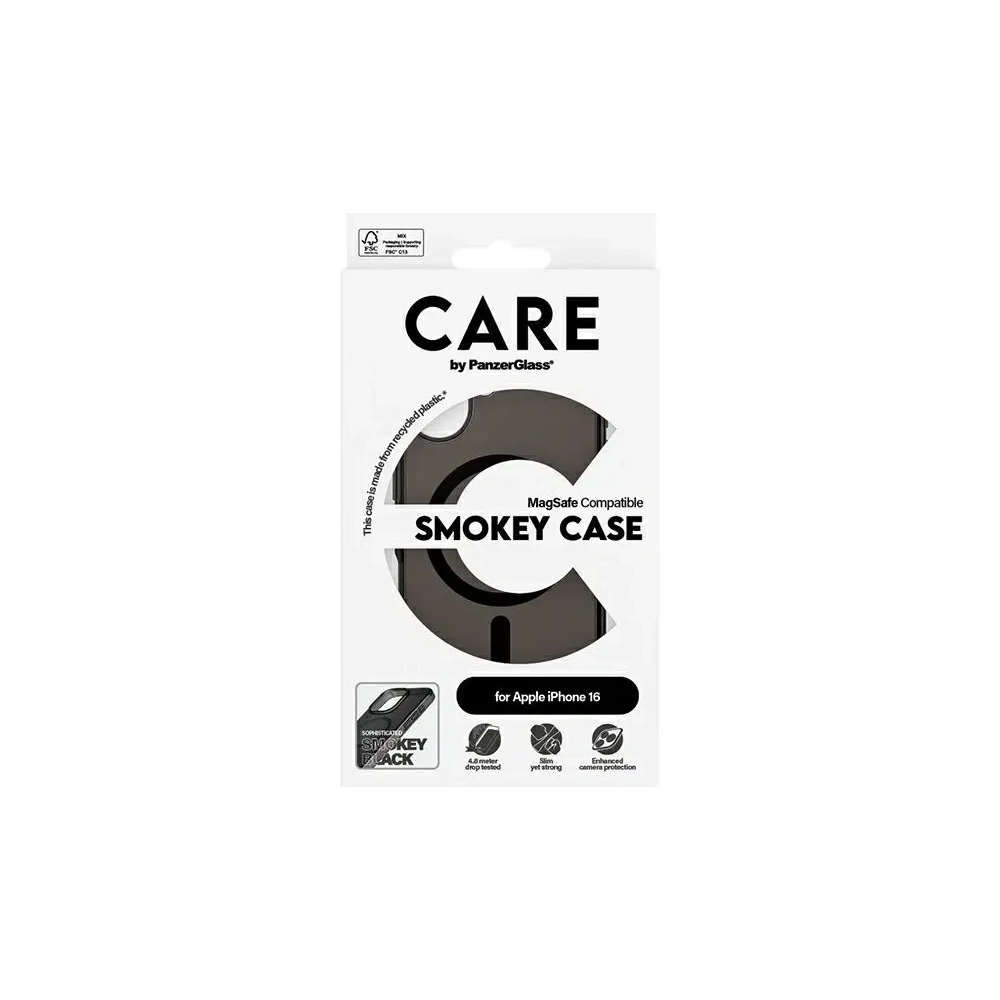 Hurtownia GSM - CARE von PanzerGlass Flagship Case MagSafe für Apple iPhone 16 smoky - PZG998 - {ean13} - Hurt
