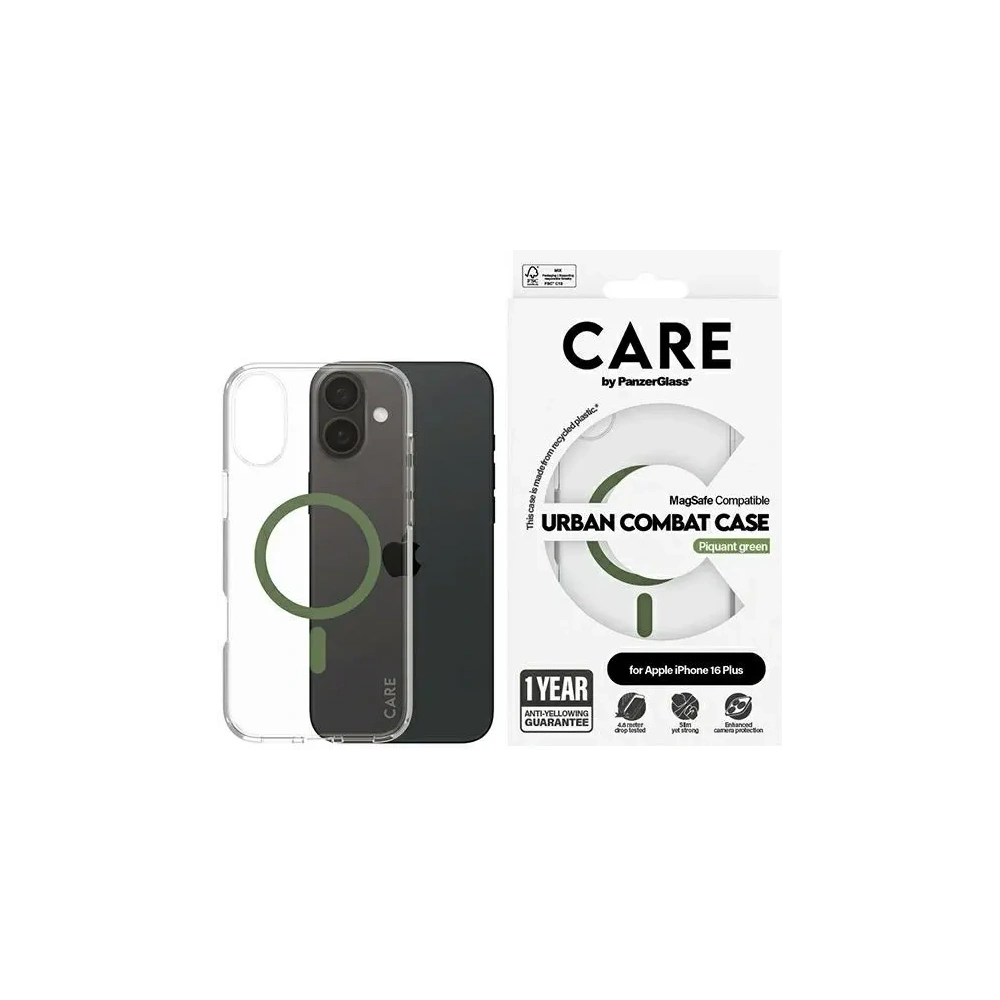 Hurtownia GSM - CARE by PanzerGlass Flagship Case MagSafe Apple iPhone 16 Plus zöld - PZG1000 - {ean13} - Hurt