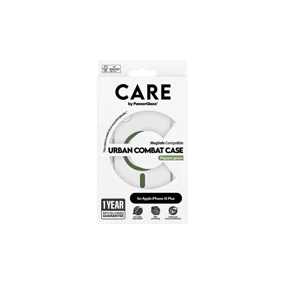 Hurtownia GSM - CARE by PanzerGlass Flagship Case MagSafe Apple iPhone 16 Plus zöld - PZG1000 - {ean13} - Hurt