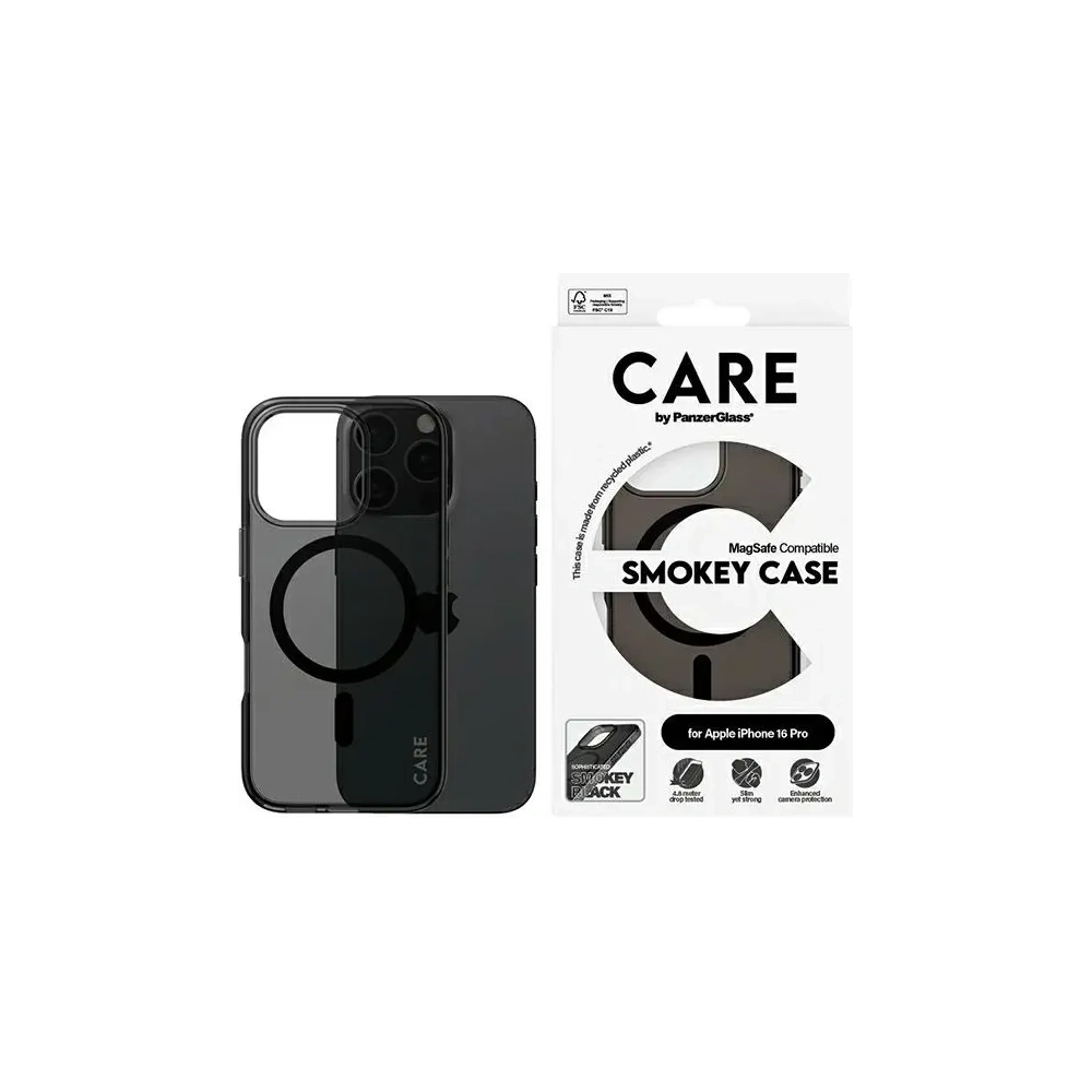 Hurtownia GSM - CARE od PanzerGlass Flagship Case MagSafe pro Apple iPhone 16 Pro smoky - PZG1001 - {ean13} - Hurt