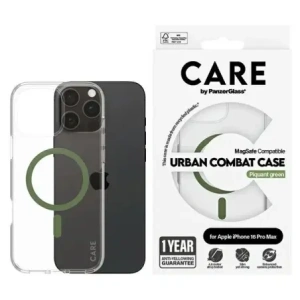 Hurtownia GSM - Etui CARE by PanzerGlass Flagship Case MagSafe do Apple iPhone 16 Pro Max zielony - PZG1004 - {ean13} - Hurt