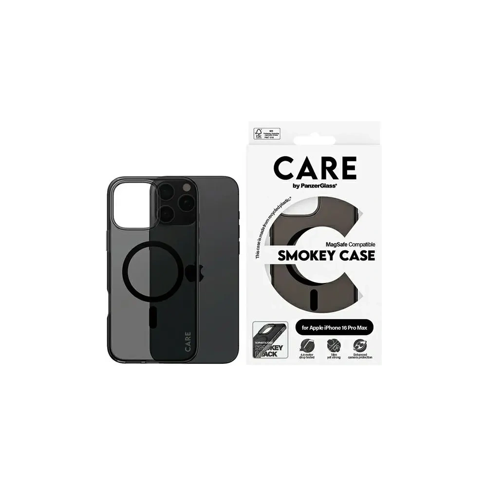 Hurtownia GSM - CARE von PanzerGlass Flagship Case MagSafe für Apple iPhone 16 Pro Max smoky - PZG1005 - {ean13} - Hurt