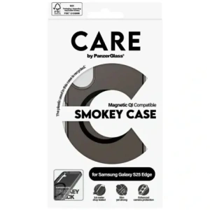 Hurtownia GSM - CARE od PanzerGlass Flagship Urban Combat Black QI Samsung Galaxy S25 Edge kouřový - PZG1006 - {ean13} - Hurt