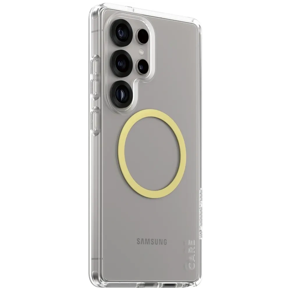 Hurtownia GSM - Etui CARE by PanzerGlass Flagship Urban Combat Chardonnay QI do Samsung Galaxy S25 Ultra przezroczysty - PZG1009 - {ean13} - Hurt