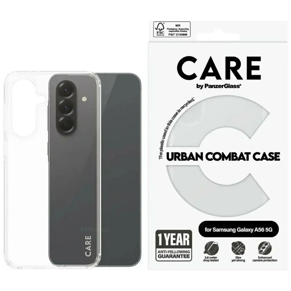 Hurtownia GSM - CARE od PanzerGlass Flagship Urban Combat pro Samsung Galaxy A56 5G čirý - PZG1011 - {ean13} - Hurt