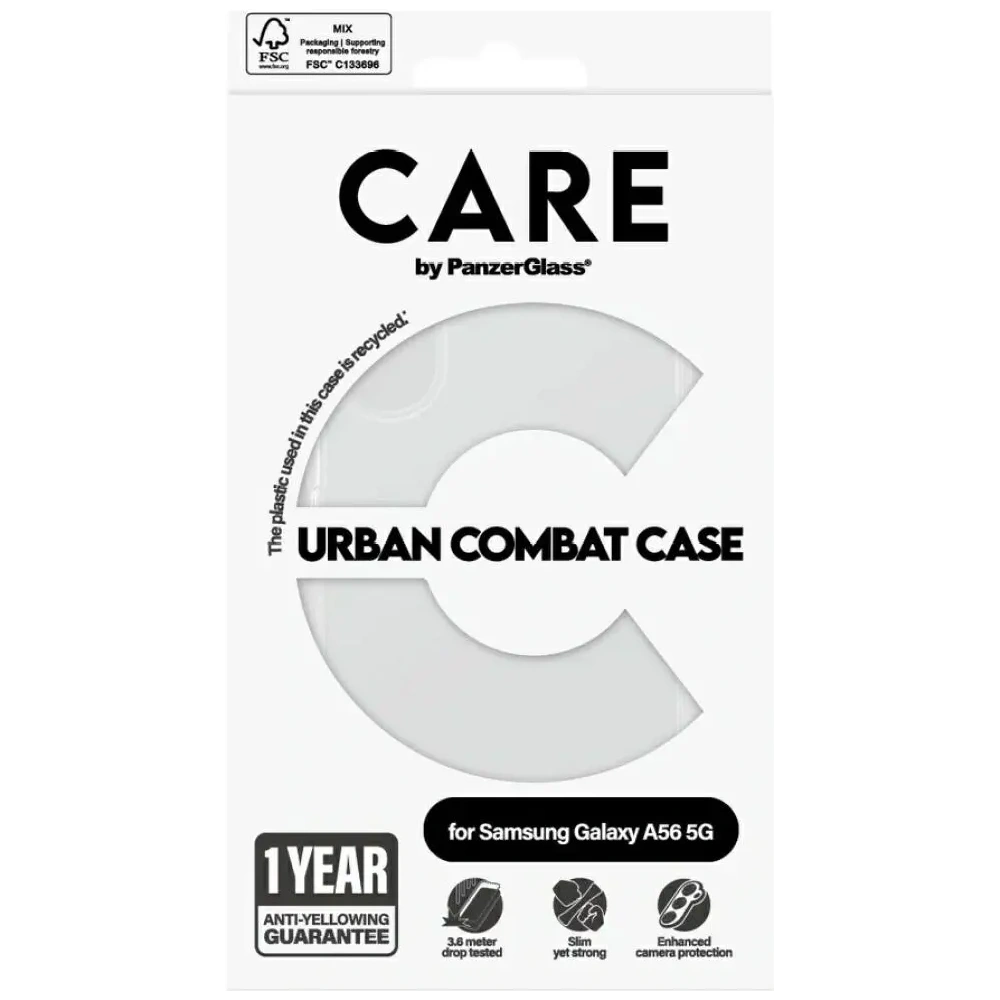 Hurtownia GSM - CARE od PanzerGlass Flagship Urban Combat pro Samsung Galaxy A56 5G čirý - PZG1011 - {ean13} - Hurt