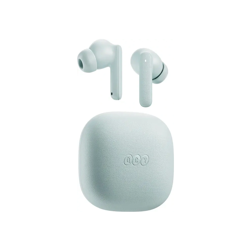 Hurtownia GSM - Bezprzewodowe słuchawki dokanałowe QCY Buds T43 TWS Bluetooth 5.3 błękitne - QCY135 - {ean13} - Hurt