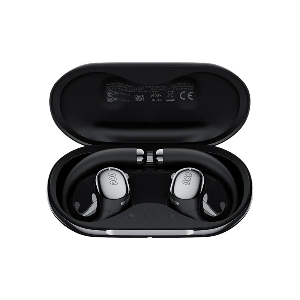 Hurtownia GSM - QCY Crossky R70 Bluetooth 6.0 Clip-On Wireless Kopfhörer Schwarz - QCY136 - {ean13} - Hurt