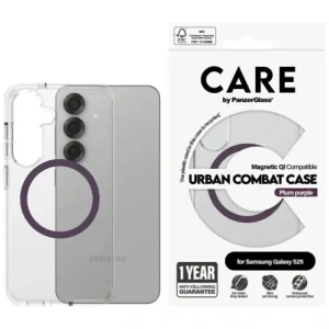 Hurtownia GSM - Etui CARE by PanzerGlass Flagship Urban Combat Purple QI do Samsung Galaxy S25 przezroczysty - PZG1013 - {ean13} - Hurt