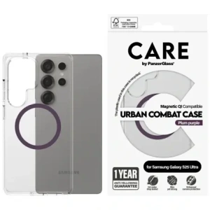 Hurtownia GSM - CARE od PanzerGlass Flagship Urban Combat Purple QI pro Samsung Galaxy S25 Ultra čirý - PZG1014 - {ean13} - Hurt