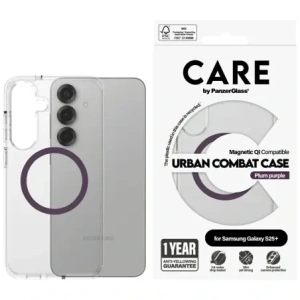 Hurtownia GSM - Etui CARE by PanzerGlass Flagship Urban Combat Purple QI do Samsung Galaxy S25+ Plus przezroczysty - PZG1015 - {ean13} - Hurt