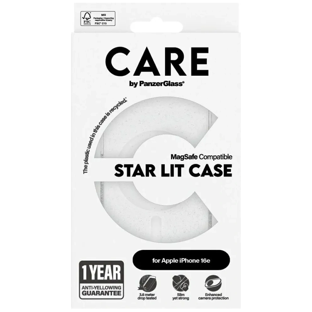 Hurtownia GSM - CARE von PanzerGlass Flagship Urban Combat StarLight Weiß MagSafe Apple iPhone 16e klar - PZG1016 - {ean13} - Hurt