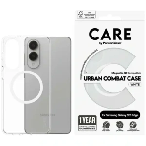 Hurtownia GSM - CARE od PanzerGlass Flagship Urban Combat White QI Samsung Galaxy S25 Edge čirý - PZG1017 - {ean13} - Hurt