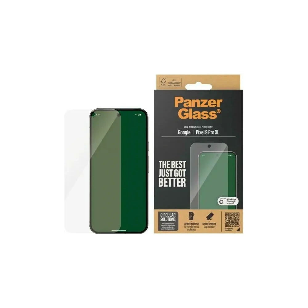 Hurtownia GSM - Szkło ochronne PanzerGlass Ultra-Wide Fit Google Pixel 9 Pro XL - PZG1020 - {ean13} - Hurt