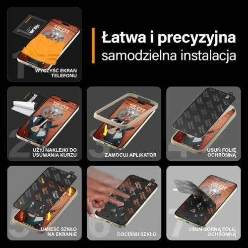 Szkło ochronne PanzerGlass Ultra-Wide Fit Apple iPhone 15 Plus