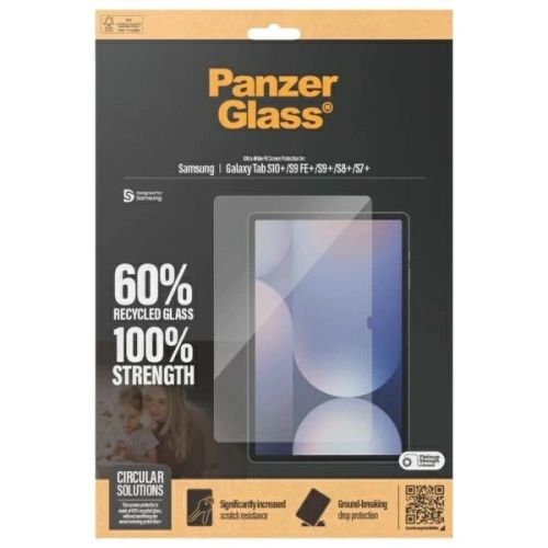 Szkło ochronne PanzerGlass Ultra-Wide Fit Samsung Galaxy Tab S7+ Plus / S8+ Plus / S9+ Plus / S9 FE+ Plus / S10+ Plus