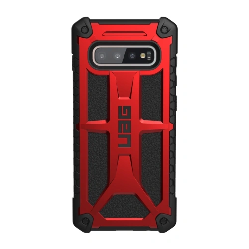 Etui UAG Urban Armor Gear Monarch Samsung Galaxy S10+ Plus (czerwone)