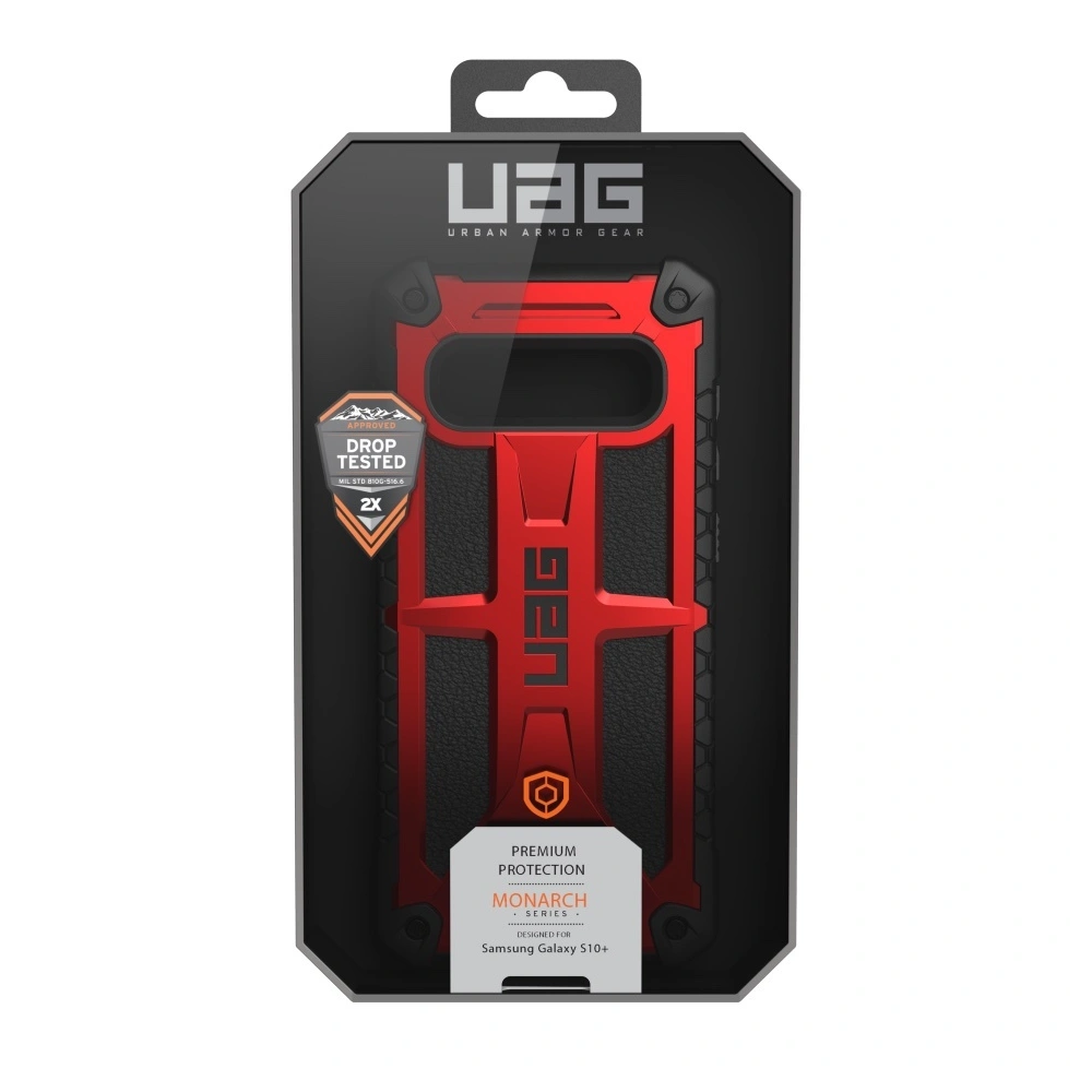 Hurtownia GSM - Etui UAG Urban Armor Gear Monarch Samsung Galaxy S10+ Plus (rote) - UAG073RED - {ean13} - Hurt
