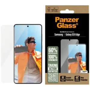Hurtownia GSM - Szkło hartowane PanzerGlass Ultra-Wide Fit do Samsung Galaxy S25 Edge - PZG1032 - {ean13} - Hurt