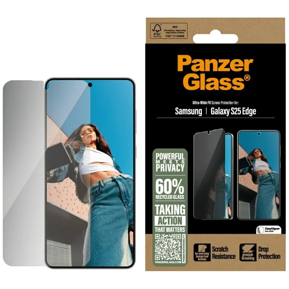Hurtownia GSM - Privatisierung von PanzerGlass Ultra-Wide Fit für Samsung Galaxy S25 Edge - PZG1033 - {ean13} - Hurt