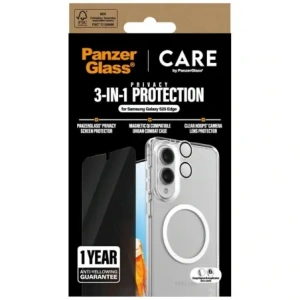 Hurtownia GSM - Ochranná sada 3v1 pouzdro + ochranné sklo na displej + sklo na kameru CARE od PanzerGlass Flagship pro Samsung Galaxy S25 Edge - PZG1034 - {ean13} - Hurt
