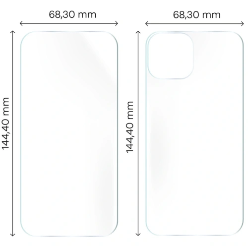Folia hydrożelowa na tył i przód Bizon Glass Hydrogel Pack do Apple iPhone 15